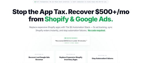 $0 Shopify App Replacement gallery image