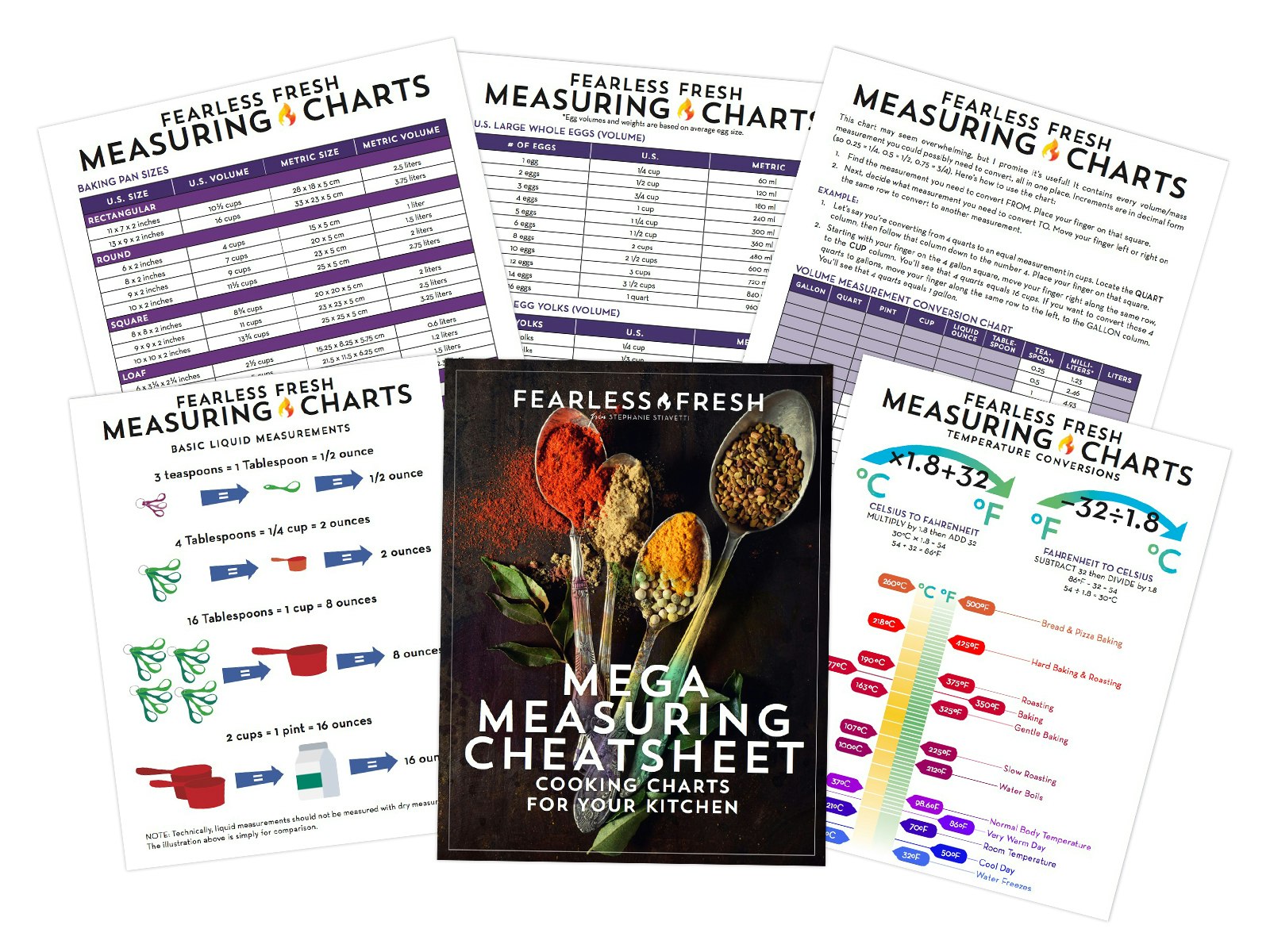 Fearless Fresh Cooking Cheat Sheets gallery image