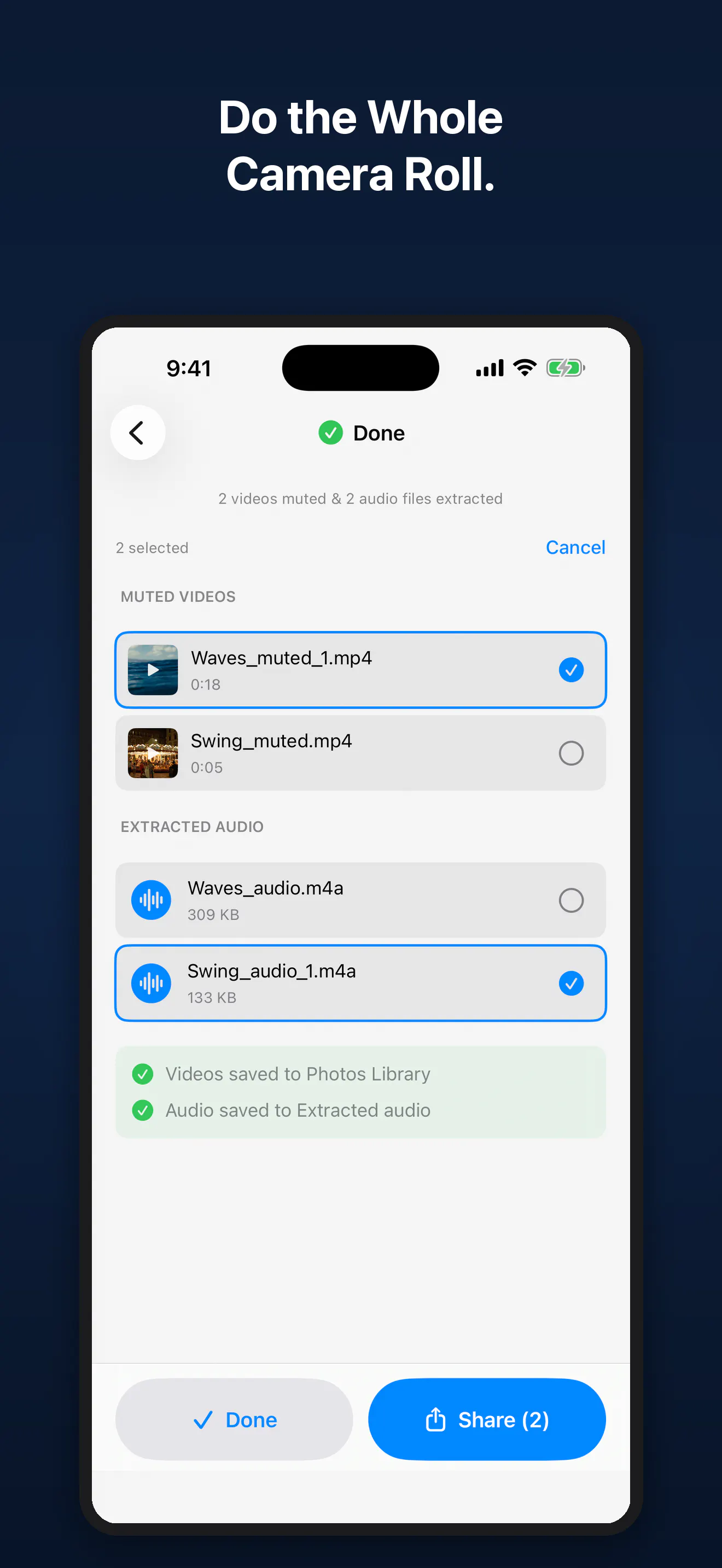 Mute Video & Extract Audio gallery image