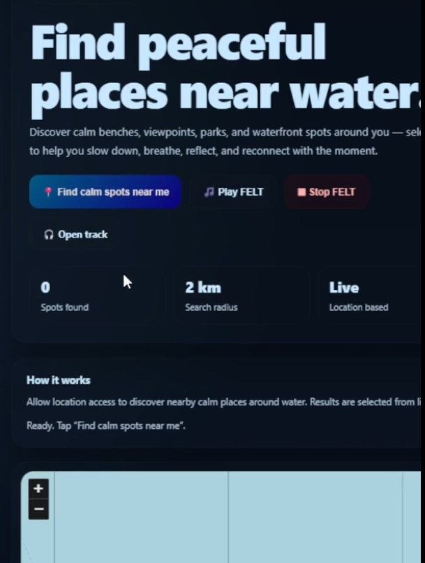 FELT — Find Calm Near Water