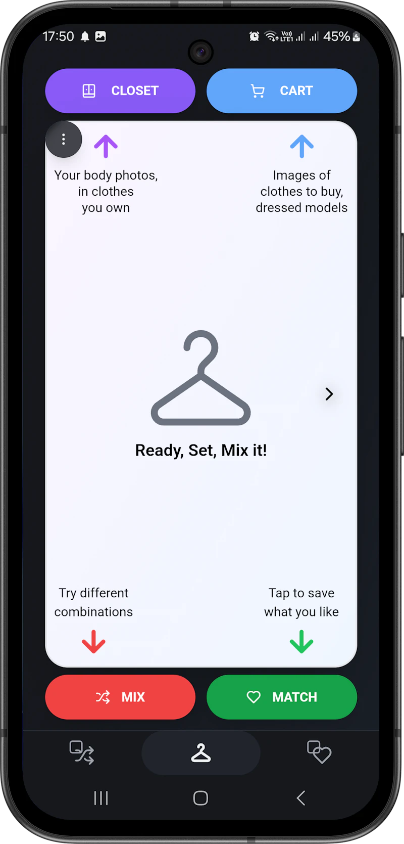 MIX&MATCH - Virtual Try-On screenshot 1