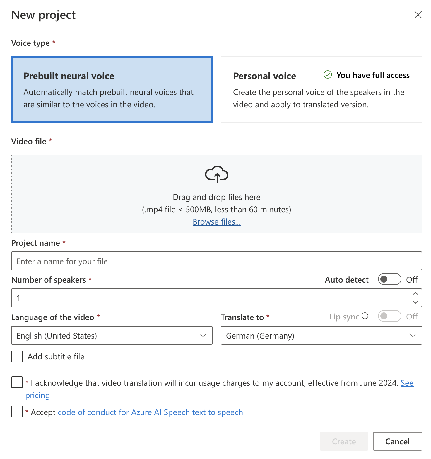 Microsoft Azure Video Translation API - แปลวิดีโอด้วย GPT Model และ Azure Speech Services media 2
