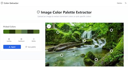 Image Color Palette Extractor gallery image