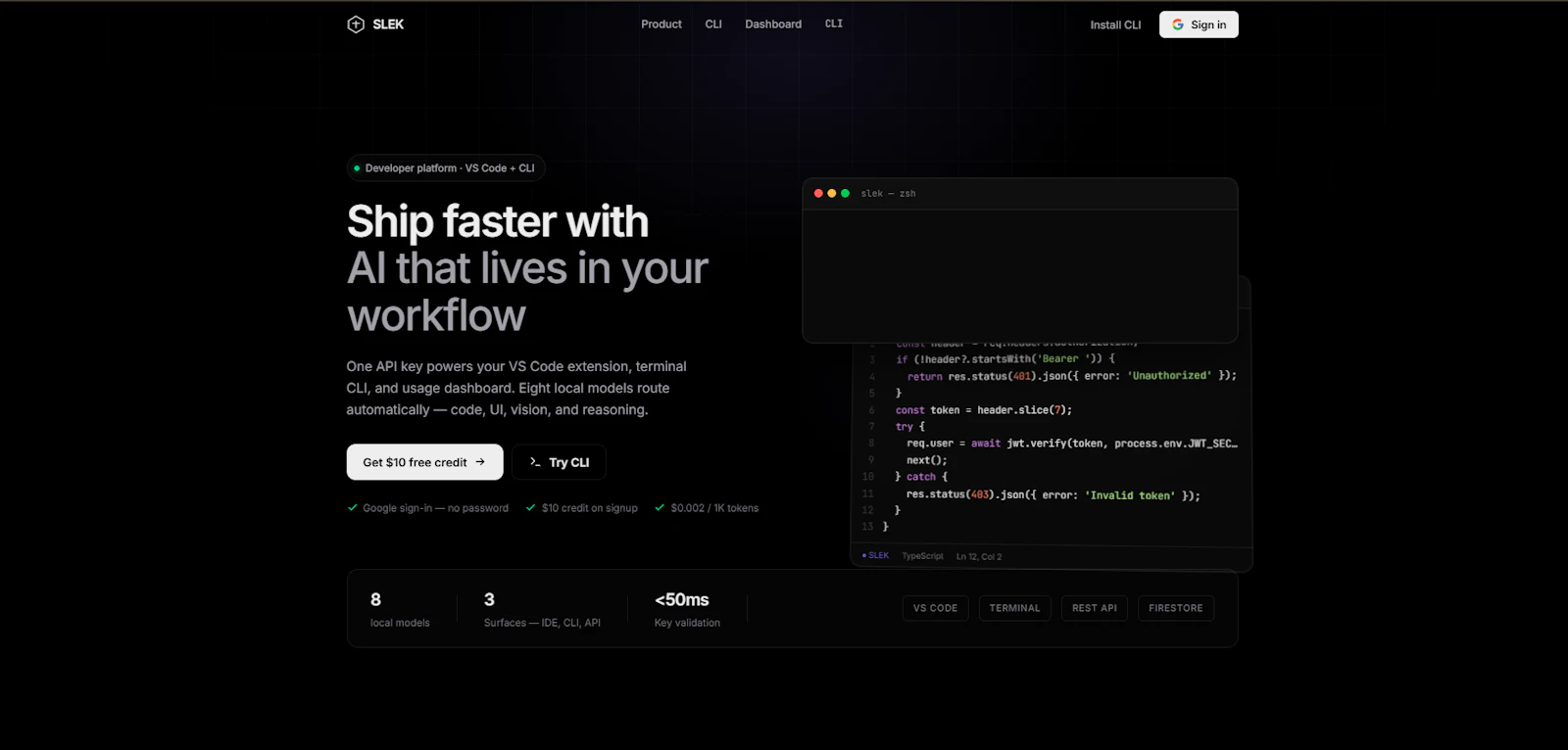 SLEK AI screenshot 1