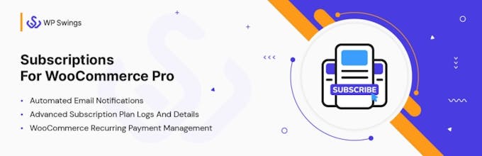 Subscriptions For WooCommerce Pro Plugin gallery image