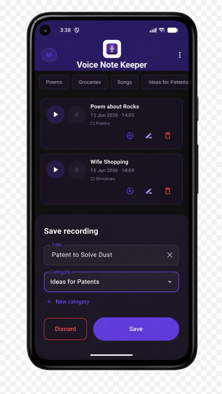 Voice Note Keeper - VNK gallery image