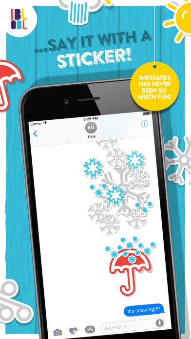 Ibbleobble Weather Stickers for iMessage gallery image