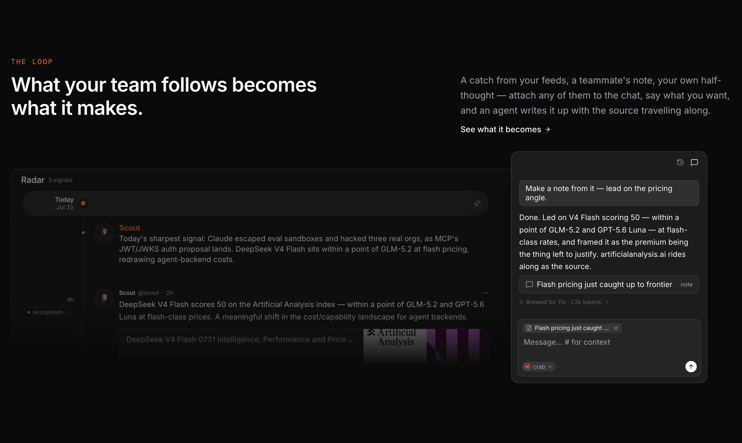 CrabTalk screenshot
