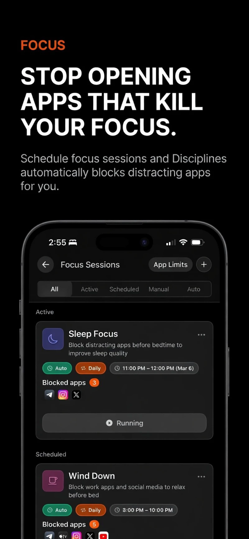 Disciplines screenshot 2