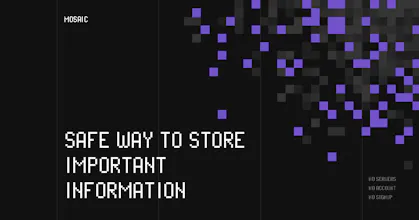 Mosaic: Seed Phrase Backup gallery image