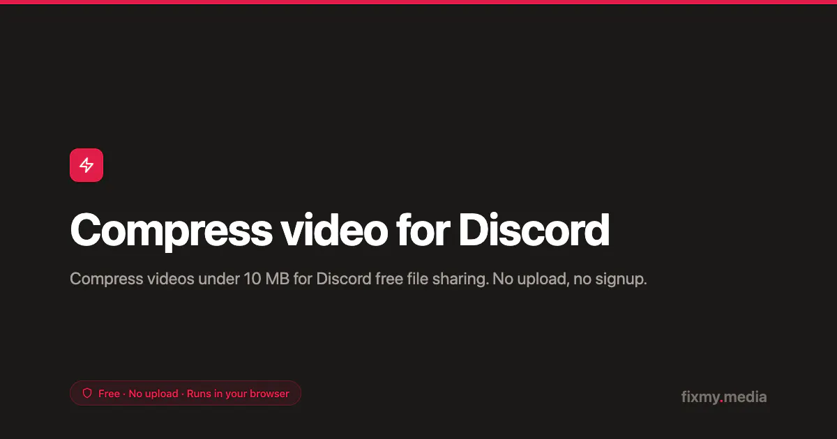 fixmy.media: free, private, local 제품 배너