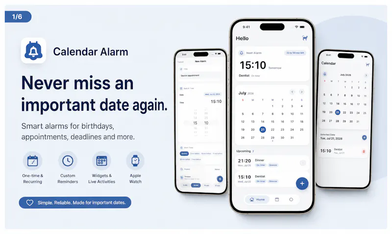 Calendar Alarm screenshot 1