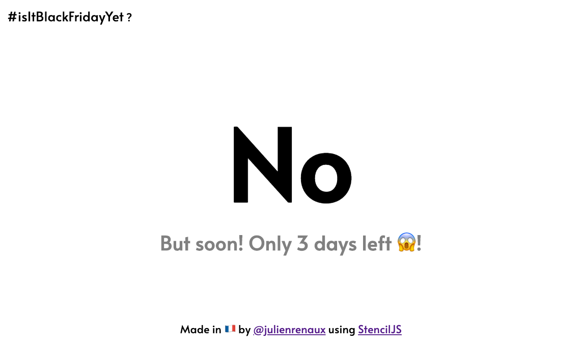 Is It Black Friday Yet ? gallery image