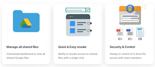 Gigashield: Manage shared Gdrive files gallery image