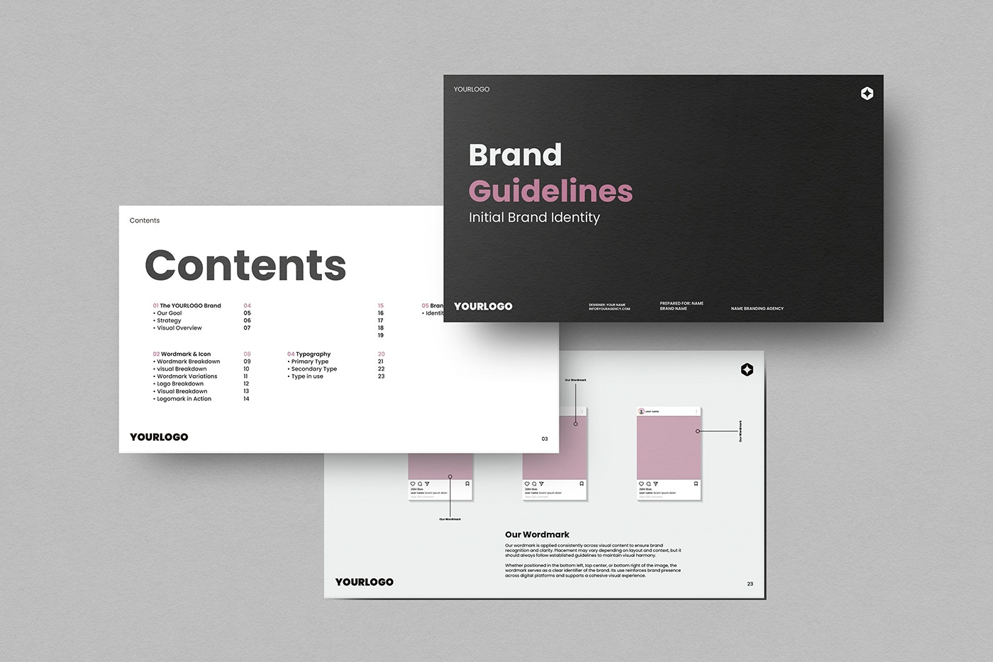 Média Brandision Bustoral - Canva AI - Lignes directrices professionnelles de la marque dans (Canva Illustrator) 8