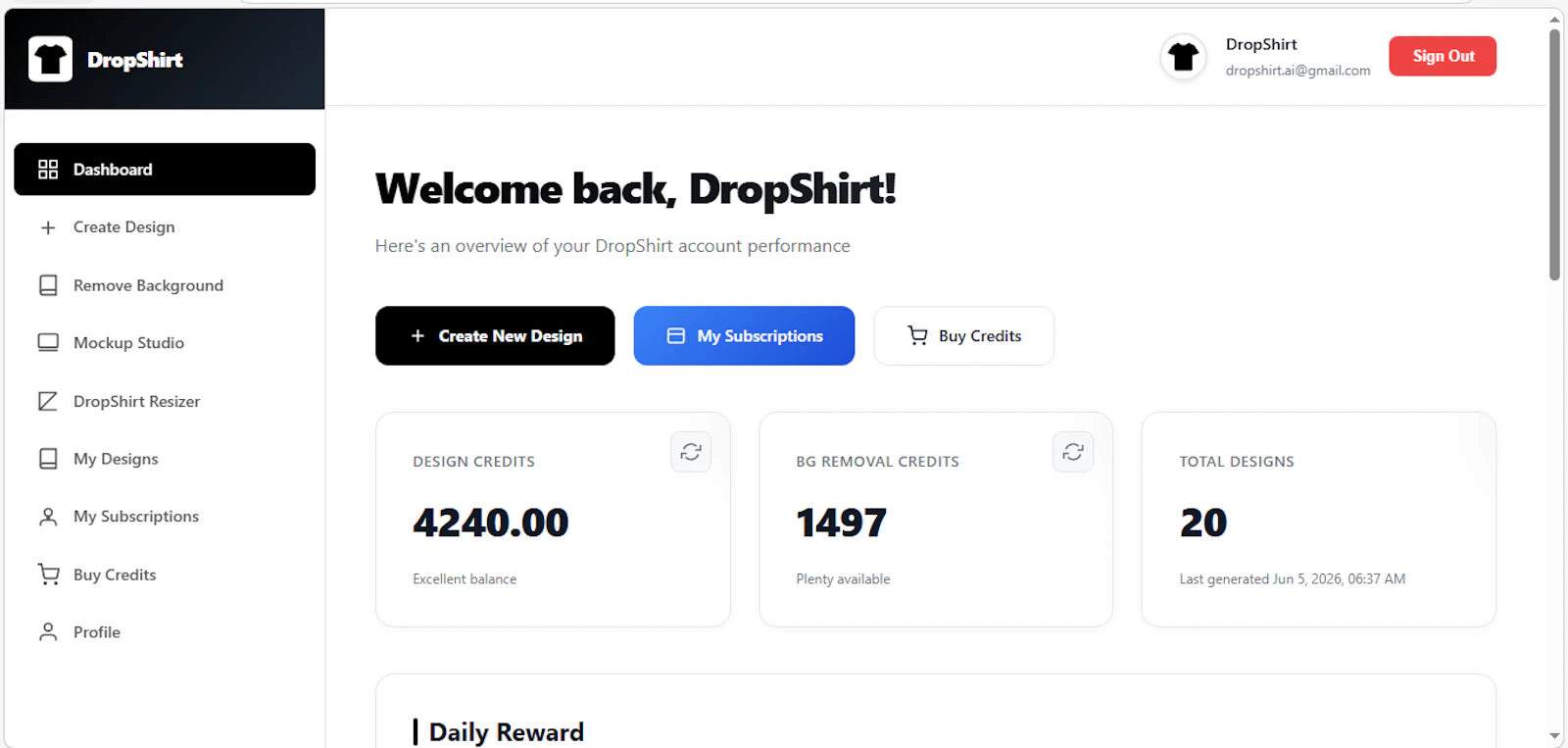 DropShirt screenshot 1