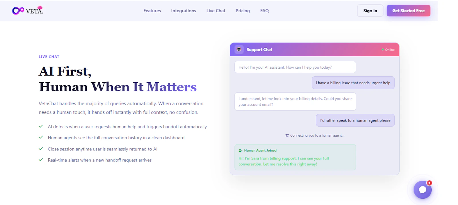 VetaChat screenshot 3