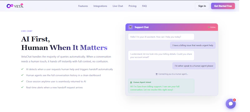 VetaChat screenshot 3