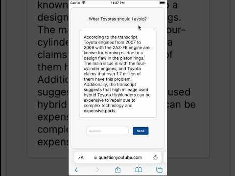 Question YouTube gallery image
