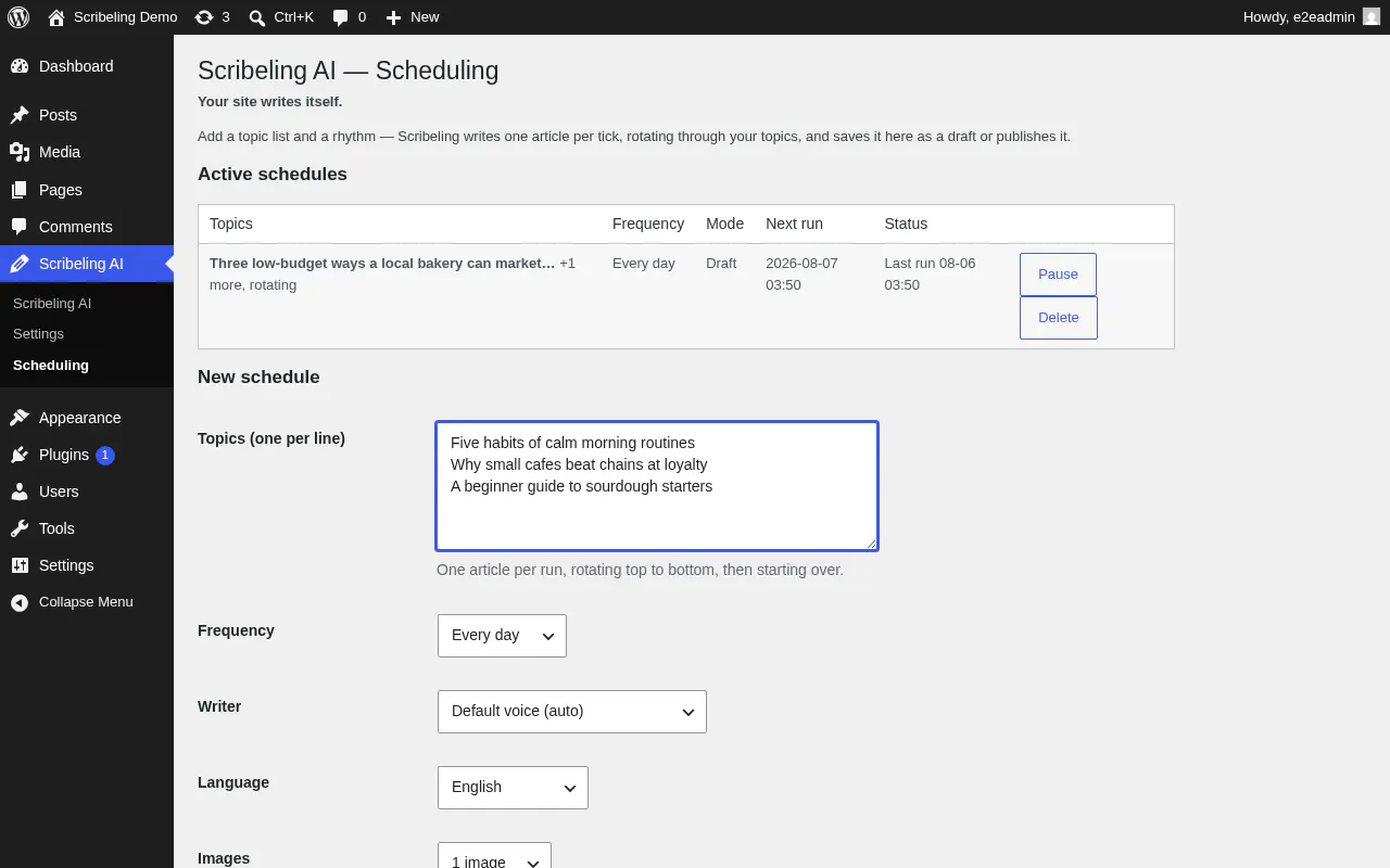 Scribeling — Your ChatGPT, Your marketer gallery image