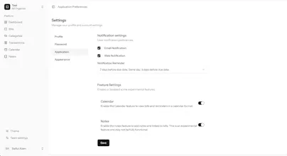 Bill Organizer gallery image