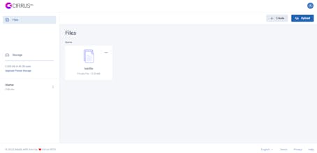 Cirrus IPFS gallery image