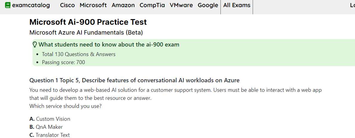 Examcatalog - 人気のあるIT認定の無料試験準備メディア2