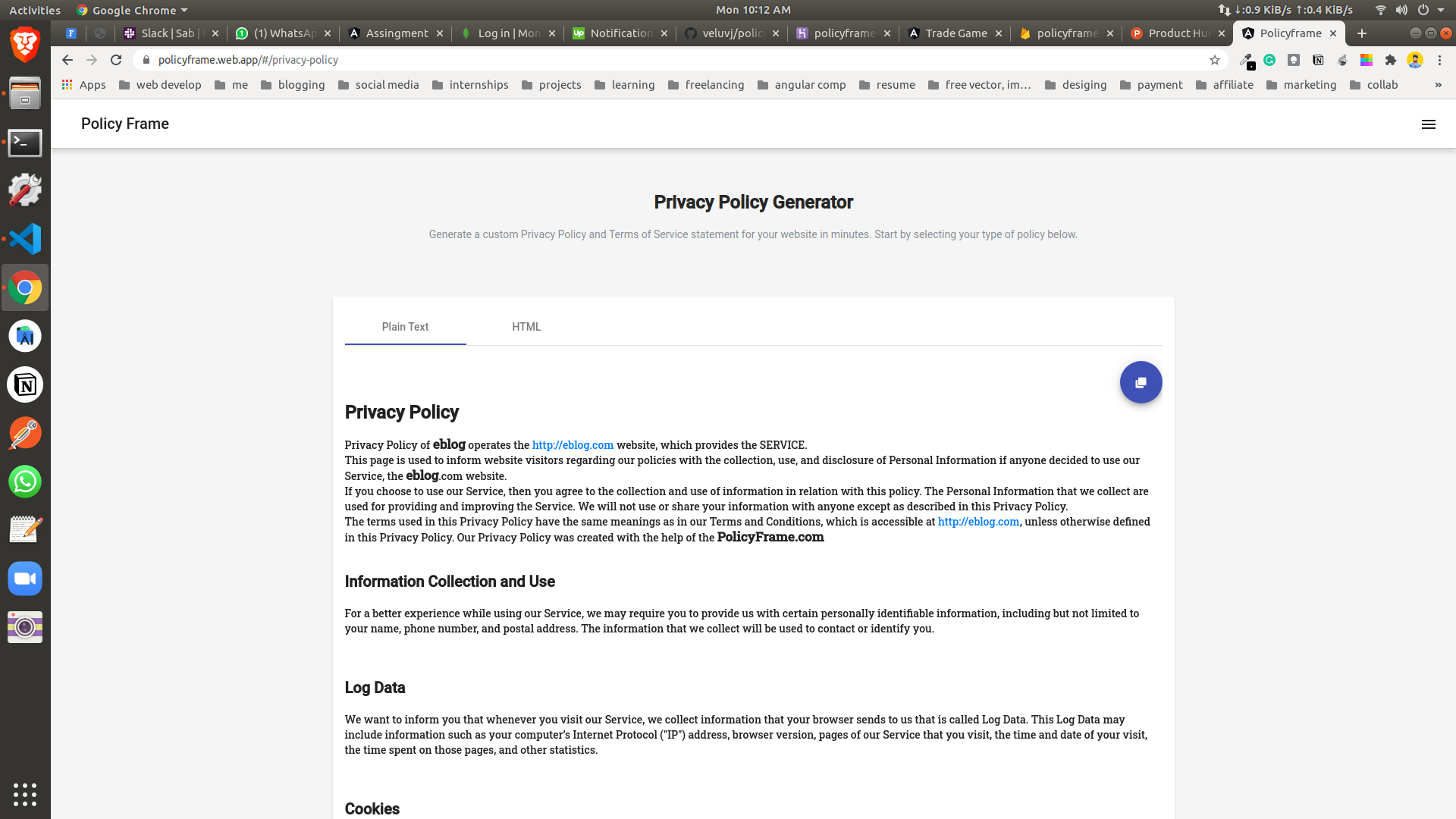 Policyframe gallery image