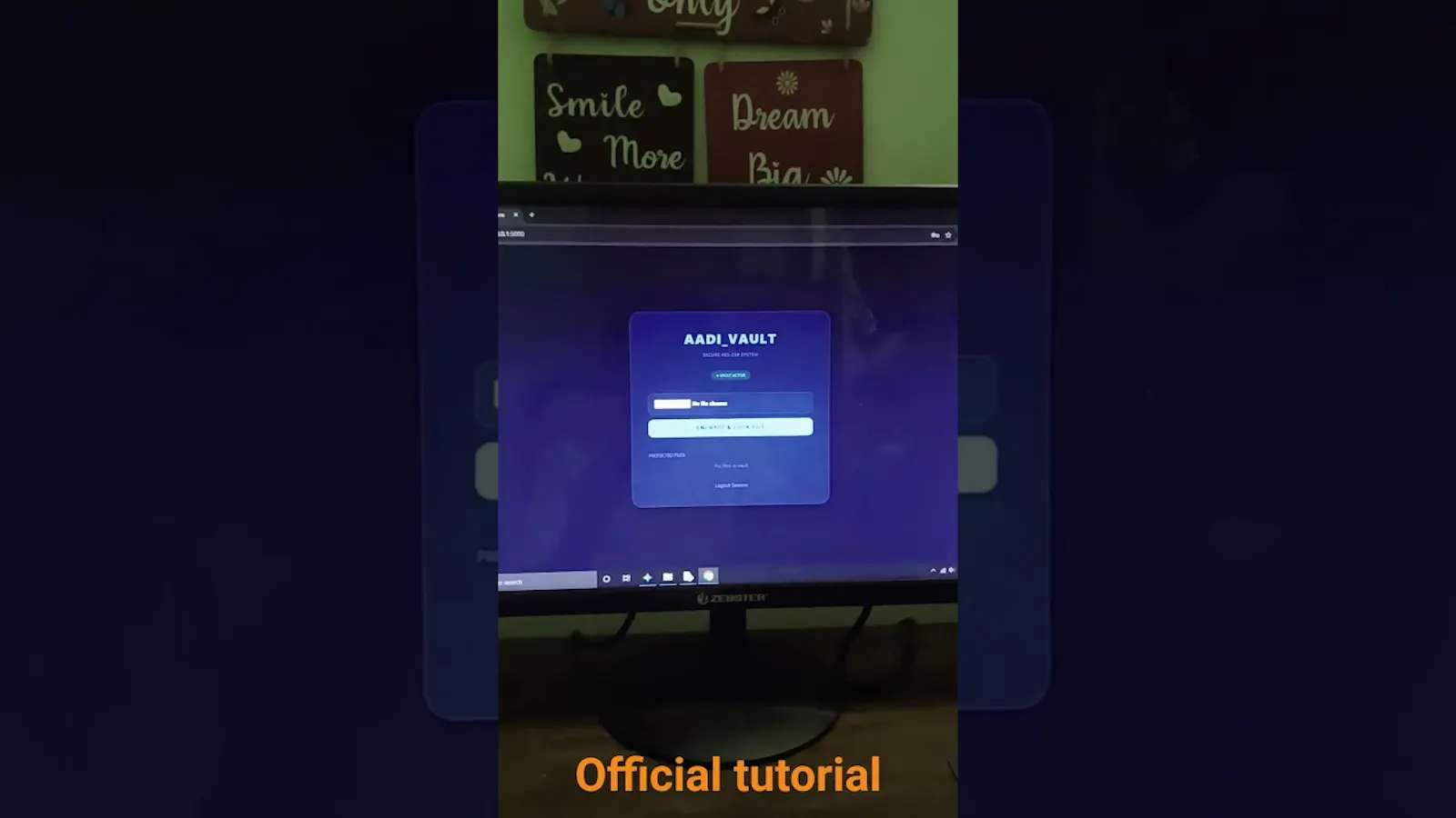 Aadi-vault screenshot 1 (video preview)