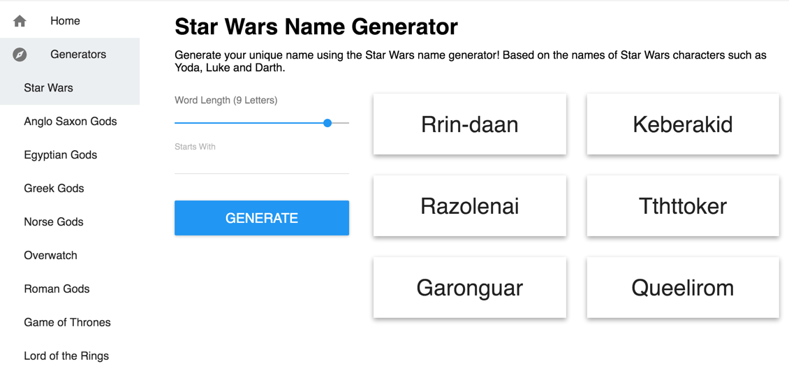 Names Generators Image