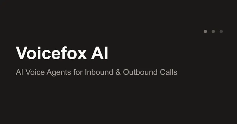 What is voicefox.ai screenshot 1