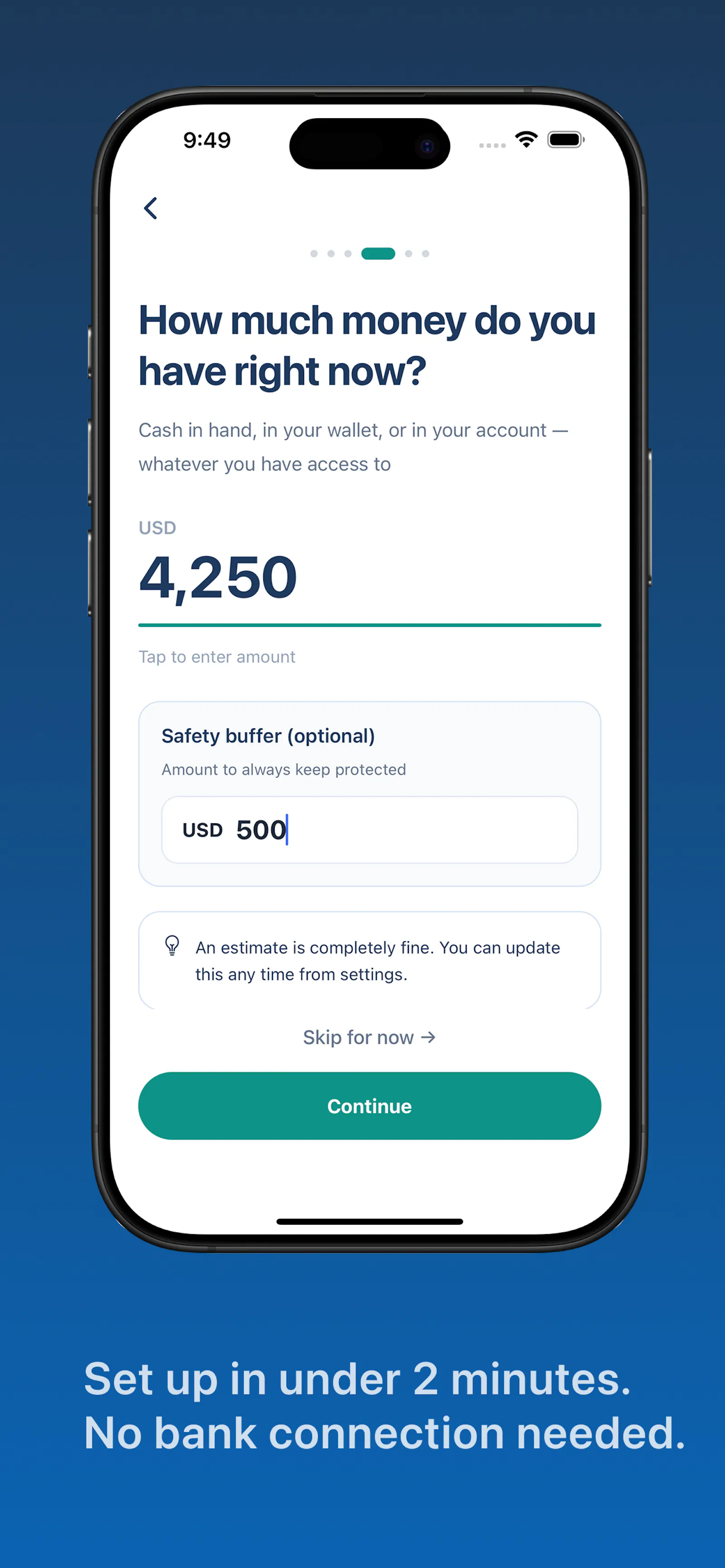 DayWallet screenshot 1