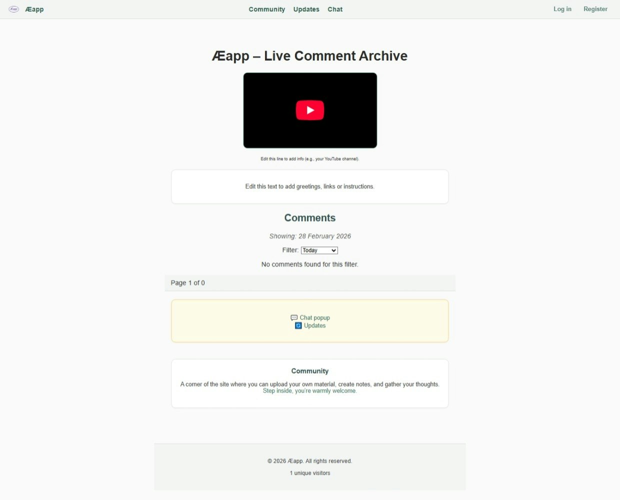 Æapp v2.0.0 - Screenshot 3 showing product features and functionality