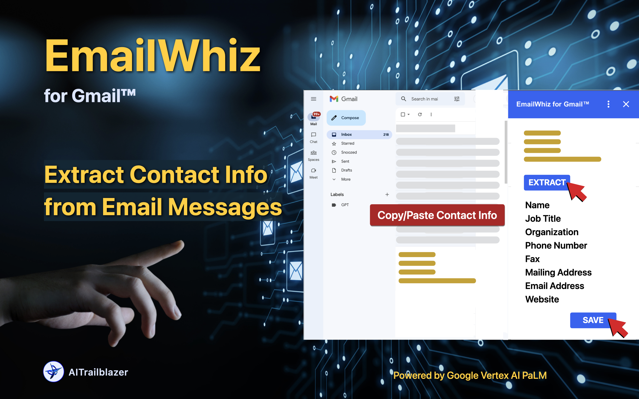 Mídia 5 de EmailWhiz para Gmail ™ - Grande atualização do emailwiz para o Gmail ™, obtenha 20 solicitações gratuitas