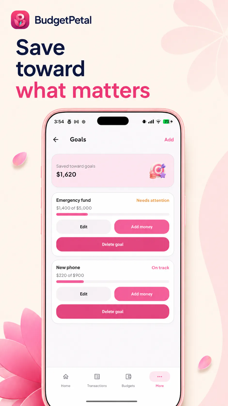 BudgetPetal Expense Tracker gallery image