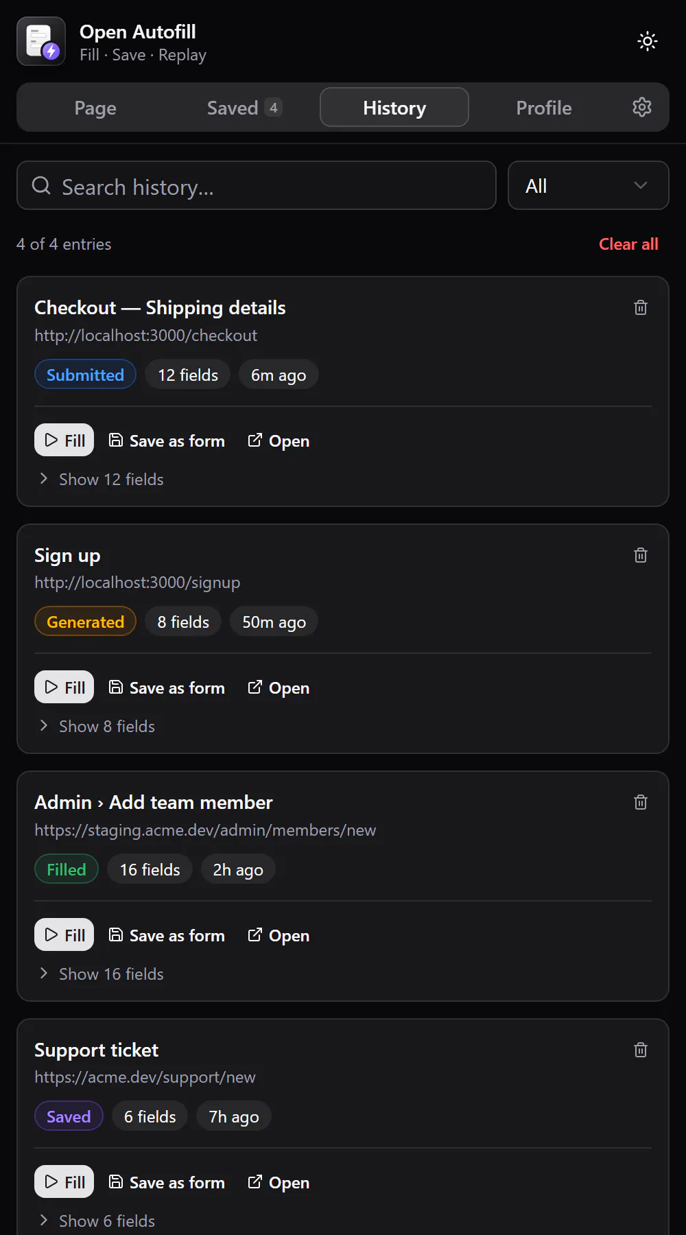 Open Autofill gallery image