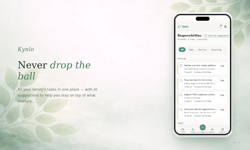 Kynlo — Family life, in sync. screenshot 3