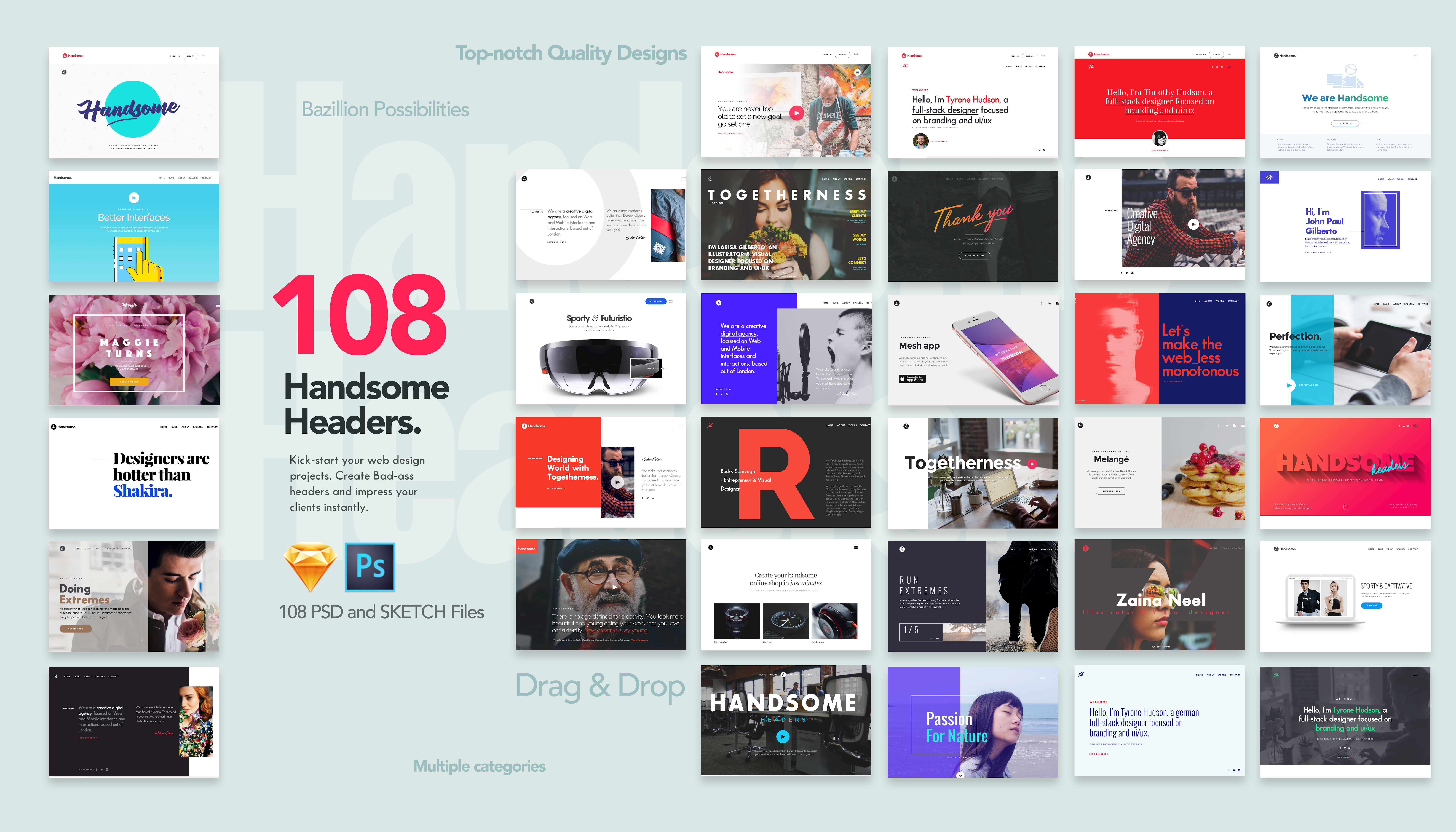 108 Handsome Headers gallery image