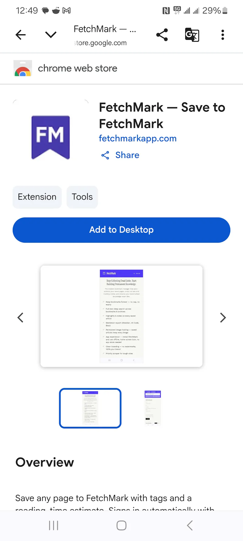 FetchMark  screenshot 4