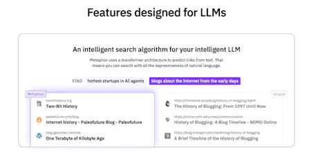 Metaphor Search API gallery image