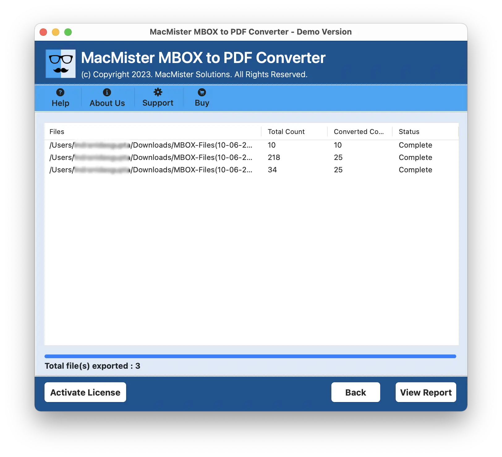 Média Macmister Mbox à PDF Converter Mac 6