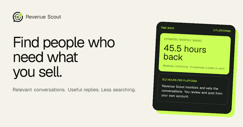 Revenue Scout screenshot 1