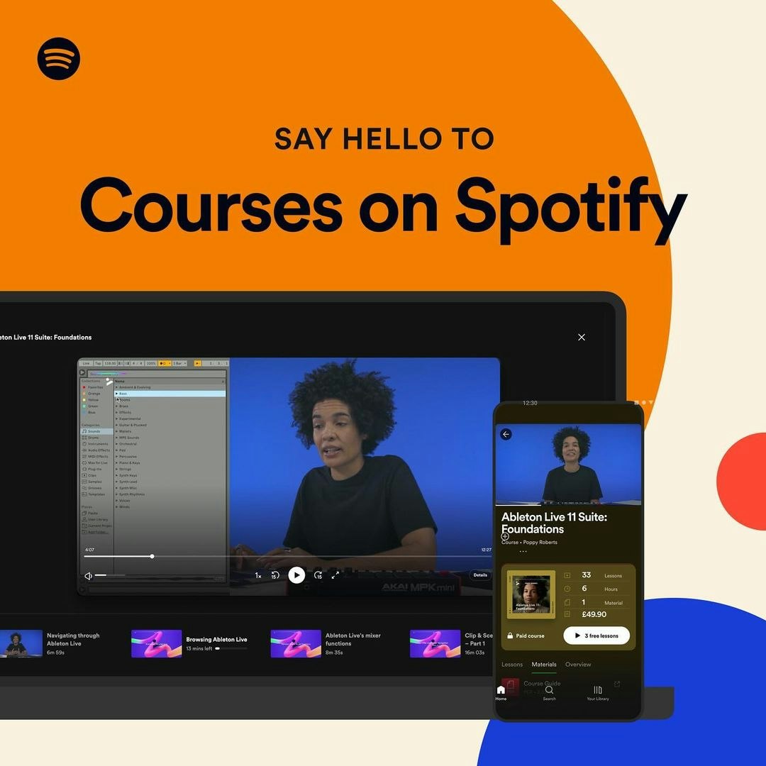 Spotify Courses media 2