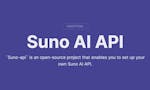 SunoAI API image