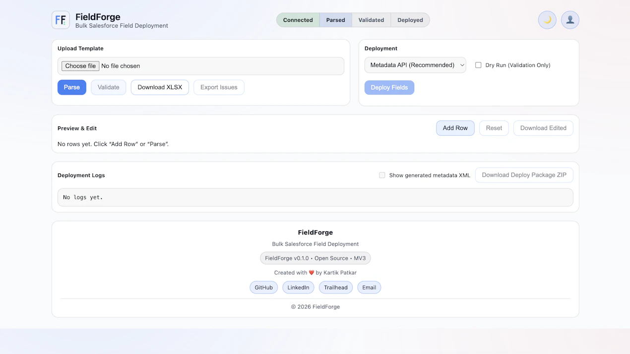 FieldForge for Salesforce product