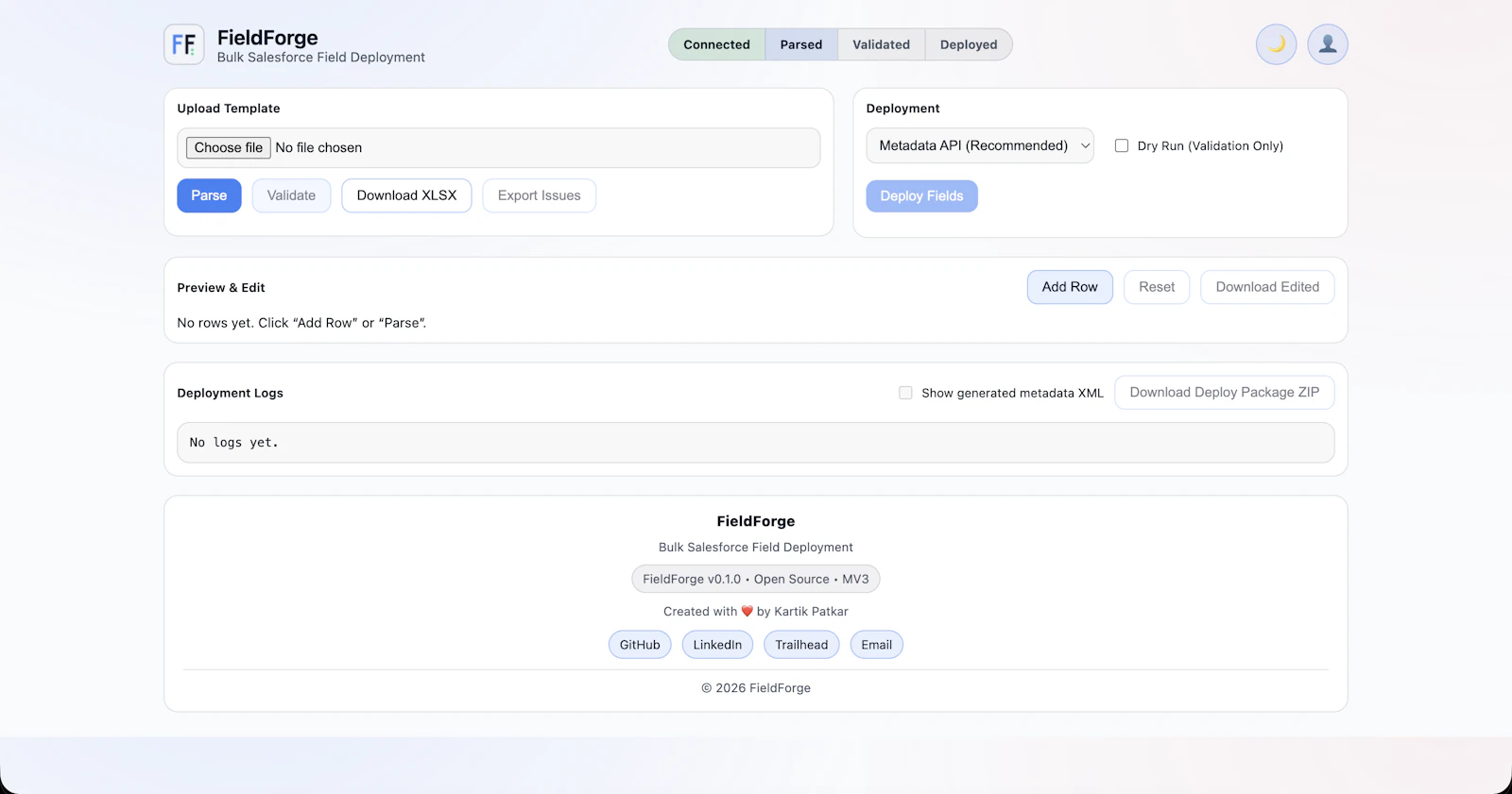 FieldForge for Salesforce screenshot 1