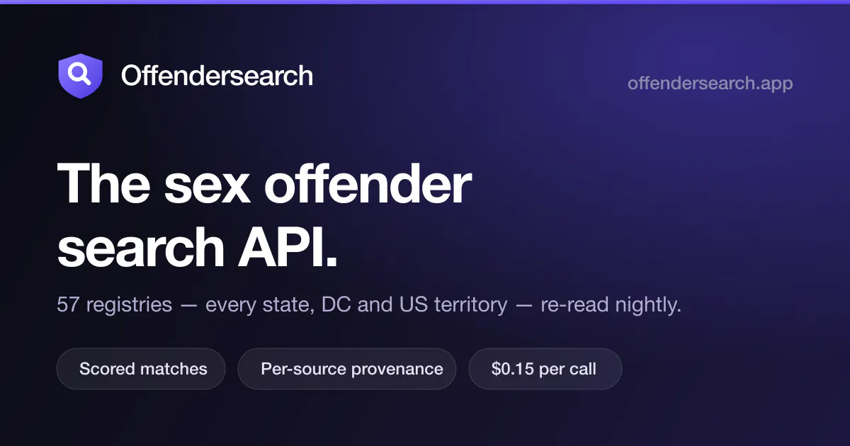 Offendersearch gallery image
