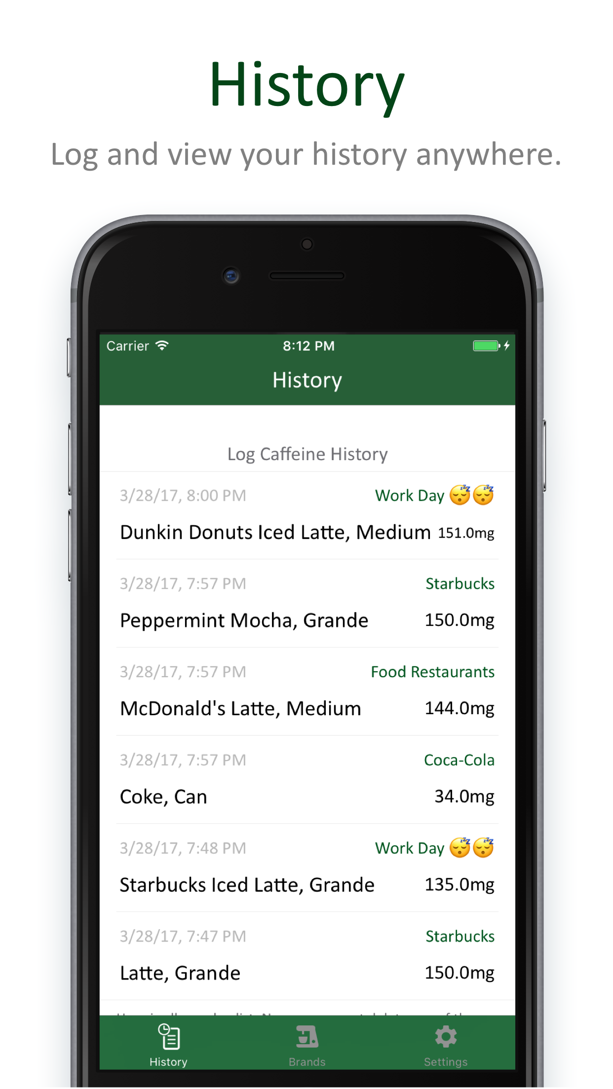 Coffee It - Track Caffeine in Simplest Way gallery image