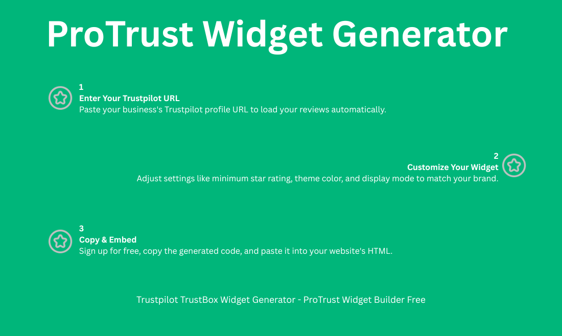 ProTrust Widget Builder Free gallery image