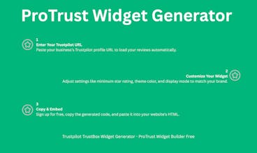 ProTrust Widget Builder Free gallery image